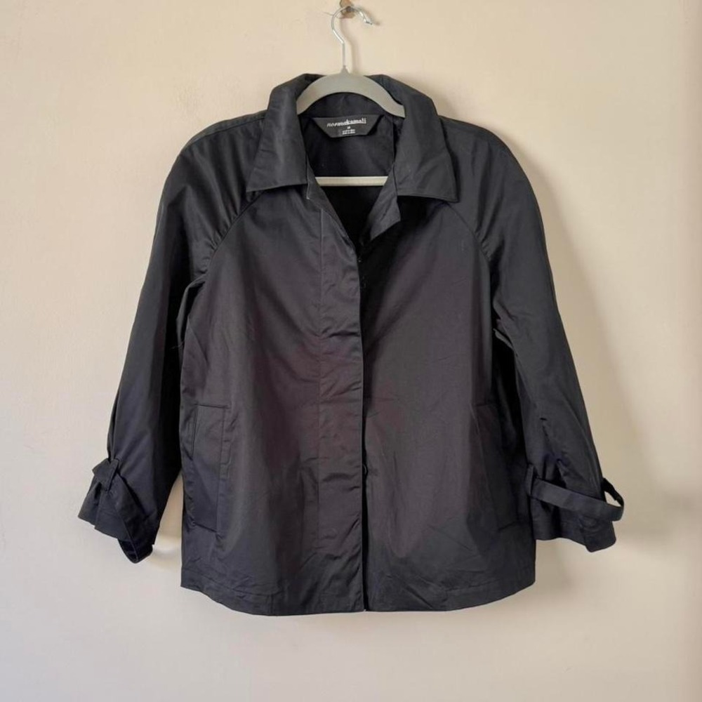 Norma Kamali‎ black lightweight jacket small boxy
